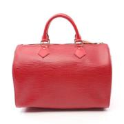 Pre-owned Leather louis-vuitton-bags Louis Vuitton Vintage , Red , Dam...