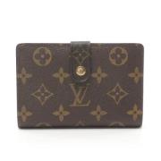 Pre-owned Leather wallets Louis Vuitton Vintage , Brown , Dames