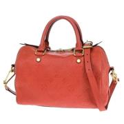 Pre-owned Leather louis-vuitton-bags Louis Vuitton Vintage , Red , Dam...