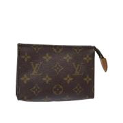 Pre-owned Canvas wallets Louis Vuitton Vintage , Brown , Dames