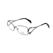 Ruthenium Grijs Metalen Frame Bril Emilio Pucci , Gray , Dames