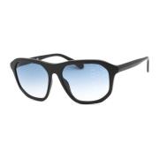 Zwart Blauw Degraded Zonnebril Unisex Guess , Black , Unisex