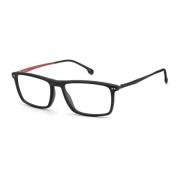 Mat Zwart Acetaat Frame Bril Carrera , Black , Heren