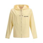 Monogram Print Waterdichte Hoodie Valentino , Yellow , Heren