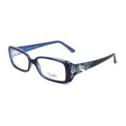 Blauwe Plastic Montuur Bril voor Vrouwen Emilio Pucci , Blue , Dames