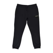 Zwarte katoenen sportbroek Napapijri , Black , Heren