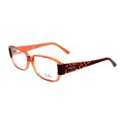 Oranje Plastic Montuur Damesbril Emilio Pucci , Orange , Dames