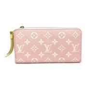 Pre-owned Leather wallets Louis Vuitton Vintage , Pink , Dames