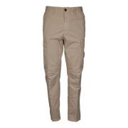 Cargo Twill Katoenen Broek Stone Island , Beige , Heren