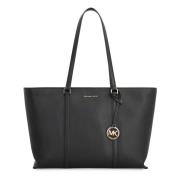 Stijlvolle leren tas Michael Kors , Black , Dames