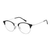 Zwarte Metalen Frame Gepolariseerde Bril Polaroid , Black , Unisex