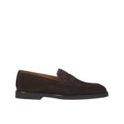 Heren suède loafer | bruin Doucal's , Brown , Heren