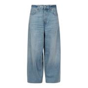 Wijde Pijpen Blue Jeans Haikure , Blue , Dames