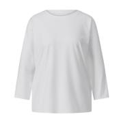 Sporty 3/4 Sleeve Tech Jersey T-Shirt Raffaello Rossi , White , Dames