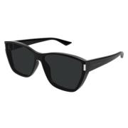 Cat Eye Zonnebril Saint Laurent , Black , Unisex