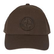 Klassieke Baseballpet voor sportieve stijl Stone Island , Brown , Here...