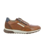 Cognac Leren Herenschoenen Louis Fluchos , Brown , Heren