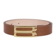 Klassieke Gesp Riem Victoria Beckham , Brown , Dames