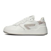 Witte lage sneakers voor dames HUB , White , Dames