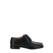 Tabi Leren Schoen Maison Margiela , Black , Heren