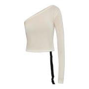 One-shoulder top Rick Owens , White , Dames