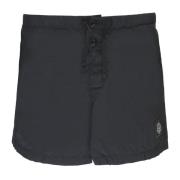 Zwarte Zeekleding Zwembroek Stone Island , Black , Heren