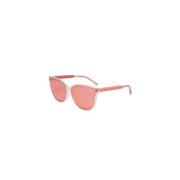 Roze Tint Acetaat Zonnebril Jimmy Choo , Gray , Unisex