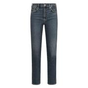 Slim Fit Roxanne Jeans met Logo 7 For All Mankind , Blue , Dames