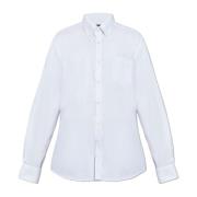 Katoenen shirt met zak Paul & Shark , White , Heren