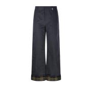 C1501 Cinder Broek Burberry , Blue , Dames