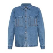 Denim jas met zakken PS By Paul Smith , Blue , Heren