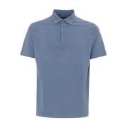 Klassieke Polo Shirt Blauw Corneliani , Blue , Heren