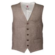 Bruin Pruim Gilets Stijlvolle Vest Club Of Gents , Brown , Heren