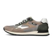 Beige Lage Sneakers voor Heren Australian , Multicolor , Heren