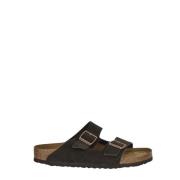 Suède Slippers in Arizona-stijl Birkenstock , Brown , Heren