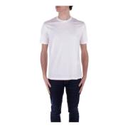 Witte Logo Front T-shirts en Polos Emporio Armani , White , Heren