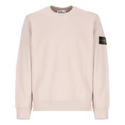 Roze Katoenen Crewneck Sweatshirt Stone Island , Pink , Heren