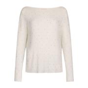 Witte Trui Chic Stijl Liu Jo , White , Dames