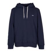 Hoodie met geribbelde zoom en manchetten Autry , Blue , Heren