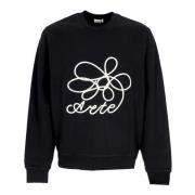 Bloem Logo Crewneck Sweatshirt Zwart Arte Antwerp , Black , Heren