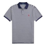 Gestreept Katoen Mesh Polo Shirt Polo Ralph Lauren , Blue , Heren