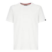 Witte Crewneck T-shirt en Polo Fay , White , Heren