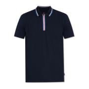 Katoenen polo PS By Paul Smith , Blue , Heren