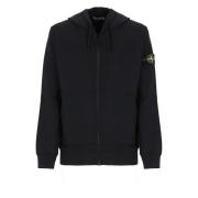 Blauwe Katoenen Hoodie Stone Island , Blue , Heren