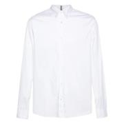 Slim Fit Button Down Overhemd Hugo Boss , White , Heren