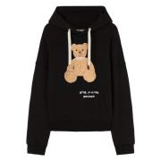 Zwarte Bear Mind Hoody Palm Angels , Black , Heren