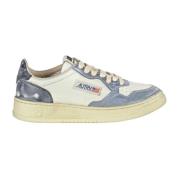 Vintage Leren Sneakers Super Model Autry , Blue , Dames