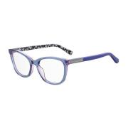 Moderne Blauwe Acetaatmonturen voor Vrouwen Love Moschino , Blue , Dam...