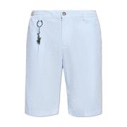 Shorts met gestreept patroon Paul & Shark , Blue , Heren