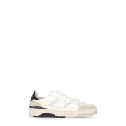 Witte Leren Sneakers Ronde Neus Axel Arigato , White , Heren